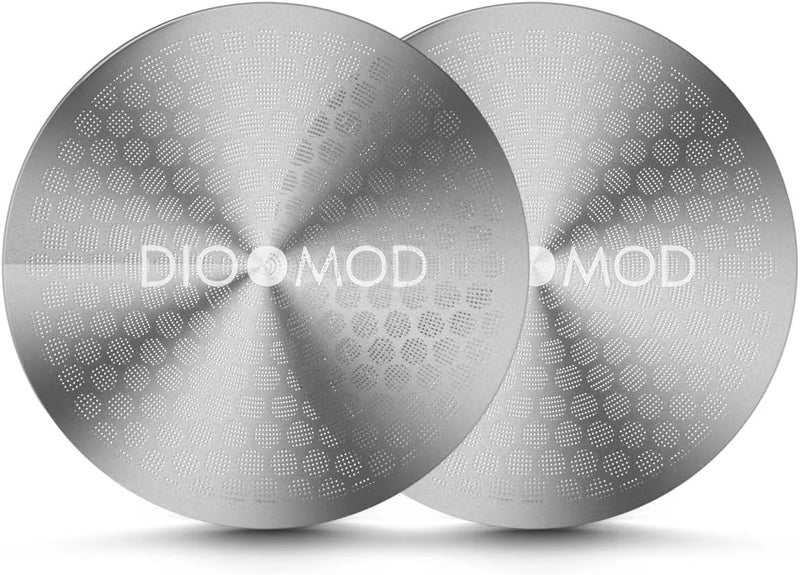 Dioomod 2 pack 53.35mm Espresso Puck Screen, 0.9mm 150μm Ultra Thin Coffee Espresso Filter Screen - Mesh Reusable Filter for Espresso Portafilter Filter Basket 54mm - Image 1